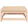 Taburete de jardín madera maciza de pino 70x70x30 cm de , Sofás modulares de exterior - Ref: Foro24-837935, Precio: 44,55 €, ...