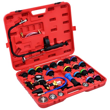 Cooling and radiator circuit pressure tester 28 pieces by vidaXL, Hand tools - Ref: Foro24-210533, Price: 116,05 €, Discount: %