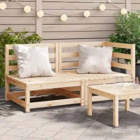 2-Sitzer Gartensofa aus massivem Zirbenholz von , Modulare Sofas für den Außenbereich - Ref: Foro24-837942, Preis: 106,09 €, ...