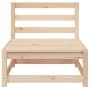 2-Sitzer Gartensofa aus massivem Zirbenholz von , Modulare Sofas für den Außenbereich - Ref: Foro24-837942, Preis: 106,09 €, ...