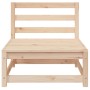 Solid pine wood 2-seater garden sofa by , Modular outdoor sofas - Ref: Foro24-837942, Price: 110,62 €, Discount: %
