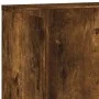 Wall-mounted TV furniture set, 6 pieces, engineered wood, smoked oak. by , TV Furniture - Ref: Foro24-3216443, Price: 185,05 ...