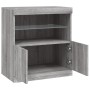 Aparador con luces LED gris Sonoma 60,5x37x67 cm | Foro24.es | Tu tienda online para hogar, jardín y más Foro24.es