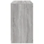 Sideboard with Sonoma grey LED lights 60.5x37x67 cm by , Sideboards - Ref: Foro24-836621, Price: 99,00 €, Discount: %