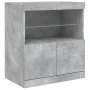 Sideboard with LED lights in concrete gray 60x37x67 cm by , Sideboards - Ref: Foro24-836654, Price: 67,20 €, Discount: %