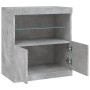 Sideboard with LED lights in concrete gray 60x37x67 cm by , Sideboards - Ref: Foro24-836654, Price: 68,91 €, Discount: %