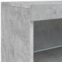 Sideboard with LED lights in concrete gray 60x37x67 cm by , Sideboards - Ref: Foro24-836654, Price: 68,91 €, Discount: %