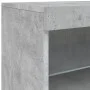 Sideboard with LED lights in concrete gray 60x37x67 cm by , Sideboards - Ref: Foro24-836654, Price: 67,20 €, Discount: %