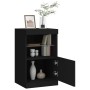 Black sideboard with LED lights 41x37x67 cm by , Sideboards - Ref: Foro24-836680, Price: 61,21 €, Discount: %