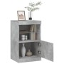 Sideboard with LED lights in concrete gray 41x37x67 cm by , Sideboards - Ref: Foro24-836682, Price: 60,22 €, Discount: %