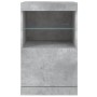 Sideboard with LED lights in concrete gray 41x37x67 cm by , Sideboards - Ref: Foro24-836682, Price: 60,22 €, Discount: %