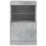 Sideboard with LED lights in concrete gray 41x37x67 cm by , Sideboards - Ref: Foro24-836682, Price: 58,24 €, Discount: %
