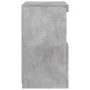 Sideboard with LED lights in concrete gray 41x37x67 cm by , Sideboards - Ref: Foro24-836682, Price: 58,24 €, Discount: %