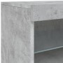 Sideboard with LED lights in concrete gray 41x37x67 cm by , Sideboards - Ref: Foro24-836682, Price: 60,22 €, Discount: %