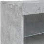 Sideboard with LED lights in concrete gray 41x37x67 cm by , Sideboards - Ref: Foro24-836682, Price: 58,24 €, Discount: %