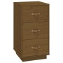 Honey brown solid pine wood bedside table 40x40x75 cm by vidaXL, Nightstands - Ref: Foro24-818341, Price: 78,69 €, Discount: %