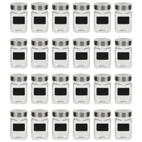 Storage jars with sticker 24 units 300 ml by vidaXL, Cookie Jars - Ref: Foro24-50856, Price: 55,25 €, Discount: %