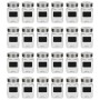 Storage jars with sticker 24 units 300 ml by vidaXL, Cookie Jars - Ref: Foro24-50856, Price: 56,46 €, Discount: %