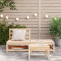 Garden sofa without armrests with solid pine wood footrest by , Modular outdoor sofas - Ref: Foro24-837956, Price: 102,37 €, ...