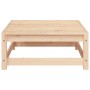 Garden sofa without armrests with solid pine wood footrest by , Modular outdoor sofas - Ref: Foro24-837956, Price: 102,37 €, ...