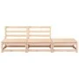 Garden sofa without armrests with solid pine wood footrest by , Modular outdoor sofas - Ref: Foro24-837963, Price: 145,35 €, ...