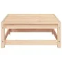 Garden sofa without armrests with solid pine wood footrest by , Modular outdoor sofas - Ref: Foro24-837963, Price: 145,35 €, ...
