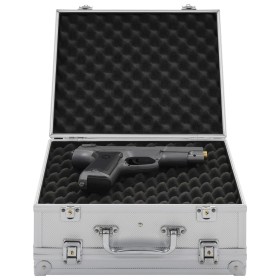 Silver ABS and aluminum gun case by vidaXL, Firearm cases - Ref: Foro24-91866, Price: 39,34 €, Discount: %