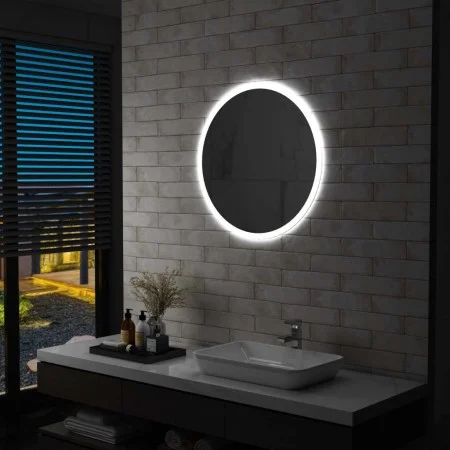 Badezimmerspiegel mit LED 70 cm von vidaXL, Spiegel - Ref: Foro24-144724, Preis: 97,30 €, Rabatt: %