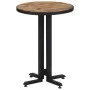 Mesa de terraza redonda teca reciclada maciza Ø55x76 cm de , Mesas de cocina y de comedor - Ref: Foro24-358512, Precio: 91,72...