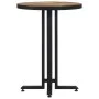 Mesa de terraza redonda teca reciclada maciza Ø55x76 cm de , Mesas de cocina y de comedor - Ref: Foro24-358512, Precio: 91,72...