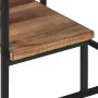 Beistelltisch aus massivem recyceltem Teakholz 50x50x50 cm von , Seitentische - Ref: Foro24-358519, Preis: 99,21 €, Rabatt: %