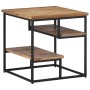 Solid recycled teak side table 50x50x50 cm by , Side tables - Ref: Foro24-358519, Price: 122,00 €, Discount: %