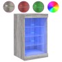 Sideboard with Sonoma grey LED lights 41x37x67 cm by , Sideboards - Ref: Foro24-836726, Price: 52,05 €, Discount: %
