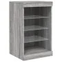 Aparador con luces LED gris Sonoma 41x37x67 cm de , Aparadores - Ref: Foro24-836726, Precio: 52,95 €, Descuento: %
