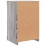 Aparador con luces LED gris Sonoma 41x37x67 cm de , Aparadores - Ref: Foro24-836726, Precio: 52,95 €, Descuento: %