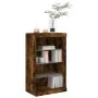 Sideboard with smoked oak LED lights 60.5x37x100 cm by , Sideboards - Ref: Foro24-836711, Price: 71,28 €, Discount: %
