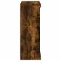 Sideboard with smoked oak LED lights 60.5x37x100 cm by , Sideboards - Ref: Foro24-836711, Price: 71,28 €, Discount: %