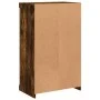 Sideboard with smoked oak LED lights 60.5x37x100 cm by , Sideboards - Ref: Foro24-836711, Price: 71,28 €, Discount: %