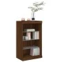 Sideboard with LED lights brown oak 60.5x37x100 cm by , Sideboards - Ref: Foro24-836713, Price: 67,71 €, Discount: %