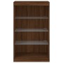 Aparador con luces LED roble marrón 60,5x37x100 cm de , Aparadores - Ref: Foro24-836713, Precio: 70,28 €, Descuento: %