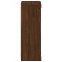 Aparador con luces LED roble marrón 60,5x37x100 cm de , Aparadores - Ref: Foro24-836713, Precio: 70,28 €, Descuento: %