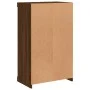 Sideboard with LED lights brown oak 60.5x37x100 cm by , Sideboards - Ref: Foro24-836713, Price: 67,71 €, Discount: %