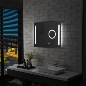 Badezimmer-Wandspiegel mit LED und Berührungssensor 80x60 cm von vidaXL, Spiegel - Ref: Foro24-144742, Preis: 141,27 €, Rabat...