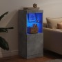 Sideboard with LED lights concrete gray 41x37x100 cm by , Sideboards - Ref: Foro24-836689, Price: 77,17 €, Discount: %