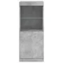 Aparador con luces LED gris hormigón 41x37x100 cm de , Aparadores - Ref: Foro24-836689, Precio: 75,90 €, Descuento: %