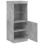 Aparador con luces LED gris hormigón 41x37x100 cm de , Aparadores - Ref: Foro24-836689, Precio: 75,90 €, Descuento: %