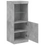 Sideboard with LED lights concrete gray 41x37x100 cm by , Sideboards - Ref: Foro24-836689, Price: 77,17 €, Discount: %