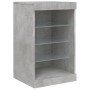 Sideboard with LED lights in concrete gray 41x37x67 cm by , Sideboards - Ref: Foro24-836724, Price: 60,83 €, Discount: %