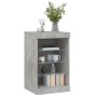 Sideboard with LED lights in concrete gray 41x37x67 cm by , Sideboards - Ref: Foro24-836724, Price: 60,83 €, Discount: %