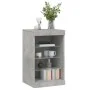 Sideboard with LED lights in concrete gray 41x37x67 cm by , Sideboards - Ref: Foro24-836724, Price: 59,87 €, Discount: %